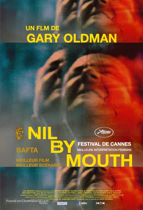 Nil by Mouth - French Re-release movie poster