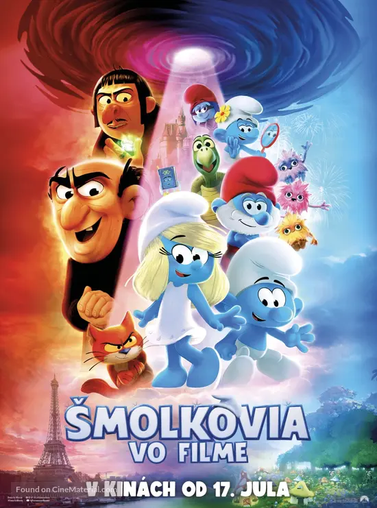 Smurfs - Slovak Movie Poster Smurfs - Slovak Movie Poster