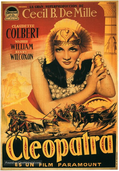 Cleopatra - Spanish Movie Poster