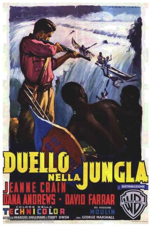 Duel in the Jungle - Italian Movie Poster