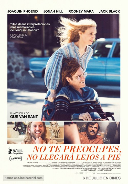 Don&#039;t Worry, He Won&#039;t Get Far on Foot - Spanish Movie Poster