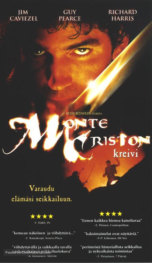 The Count of Monte Cristo - Finnish Movie Poster