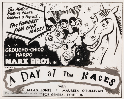 A Day at the Races - Australian Re-release movie poster