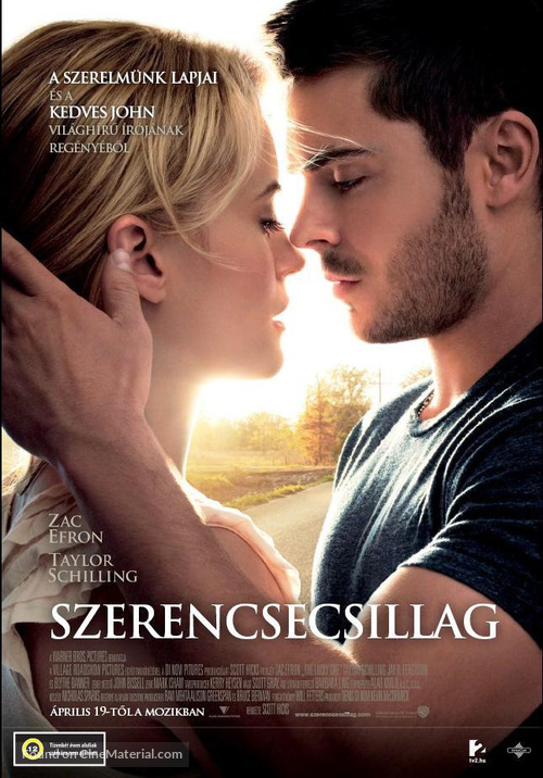 The Lucky One - Hungarian Movie Poster