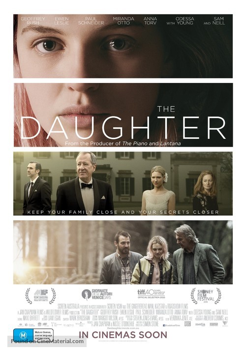 The Daughter - Australian Movie Poster