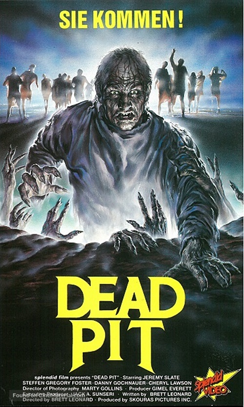 The Dead Pit - German VHS movie cover