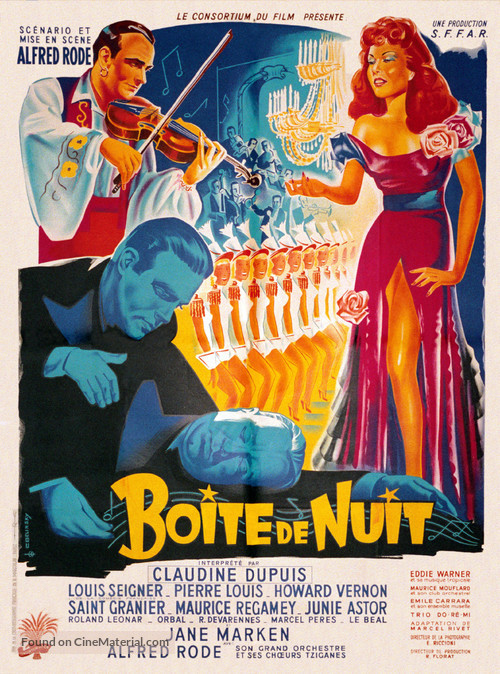 Bo&icirc;te de nuit - French Movie Poster