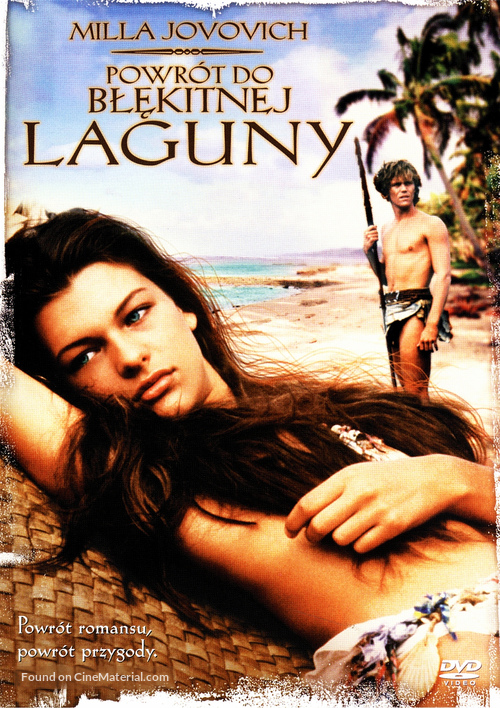 Return to the Blue Lagoon - Polish Movie Cover