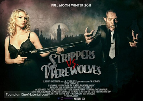 Strippers vs Werewolves - British Movie Poster