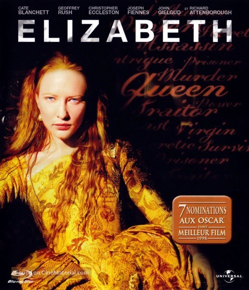 Elizabeth - French Blu-Ray movie cover