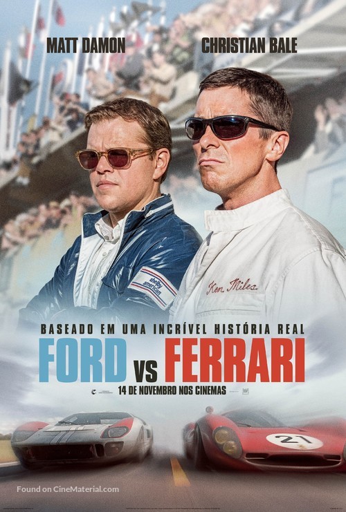 Ford v. Ferrari - Brazilian Movie Poster