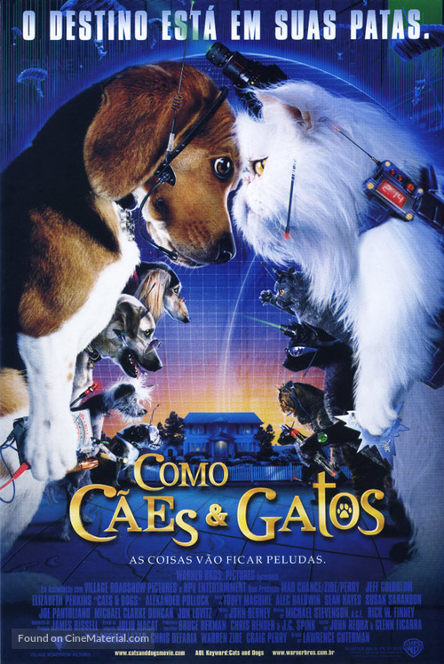 Cats &amp; Dogs - Brazilian Movie Poster