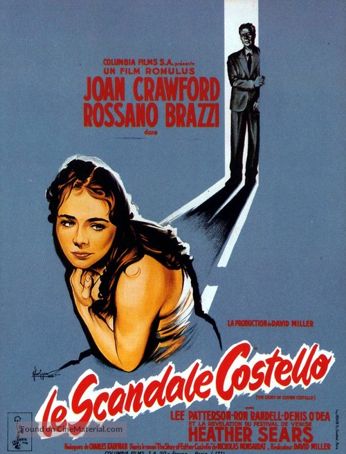 The Story of Esther Costello - French Movie Poster