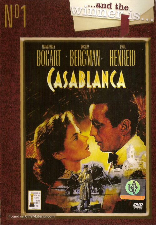 Casablanca - Argentinian DVD movie cover