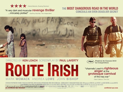 Route Irish - British Movie Poster