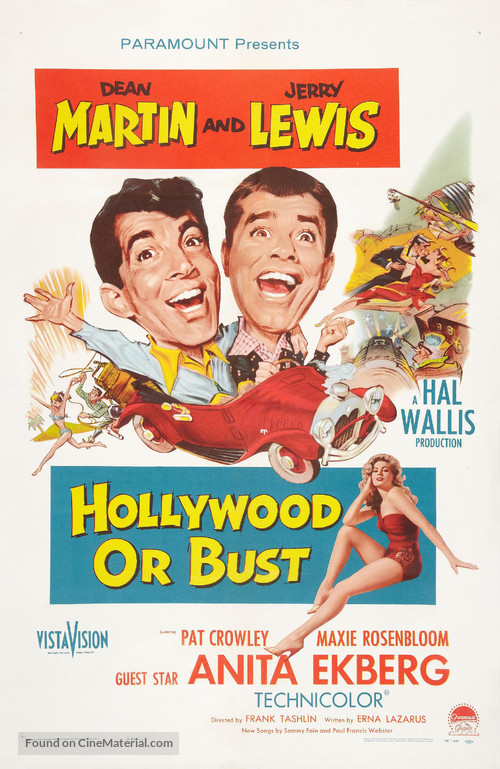 Hollywood or Bust - Theatrical movie poster