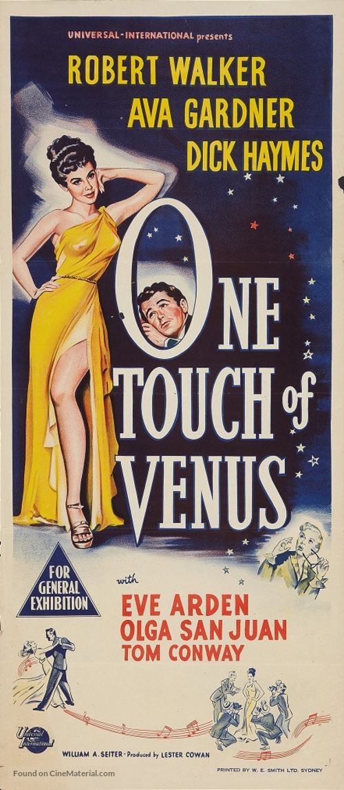 One Touch of Venus - Australian Movie Poster