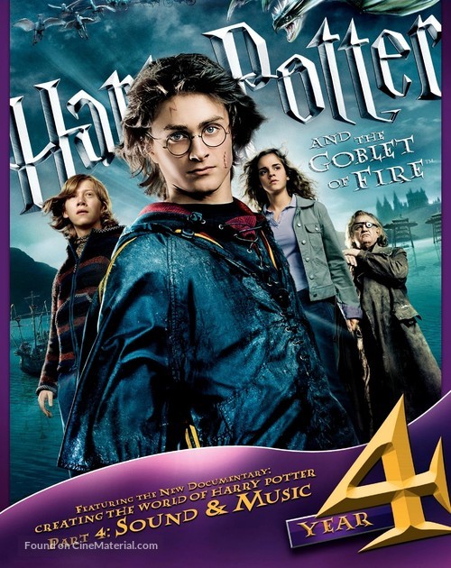 Harry Potter and the Goblet of Fire - Blu-Ray movie cover