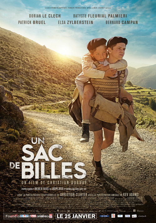 Un sac de billes - Belgian Movie Poster