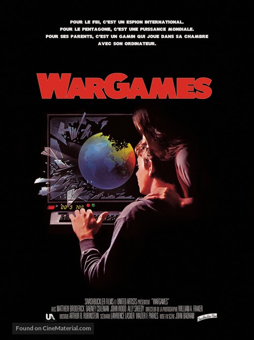 WarGames - French Re-release movie poster