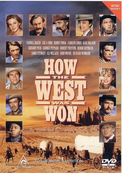 How the West Was Won - Australian Movie Cover