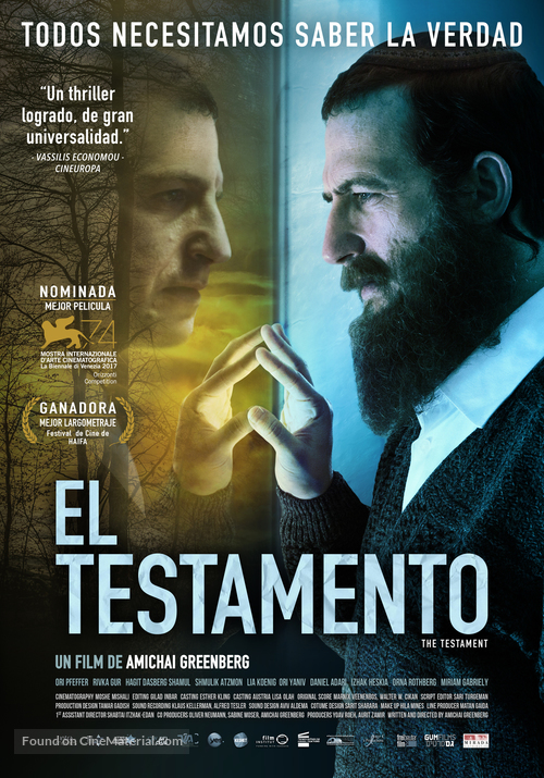 The Testament - Argentinian Movie Poster