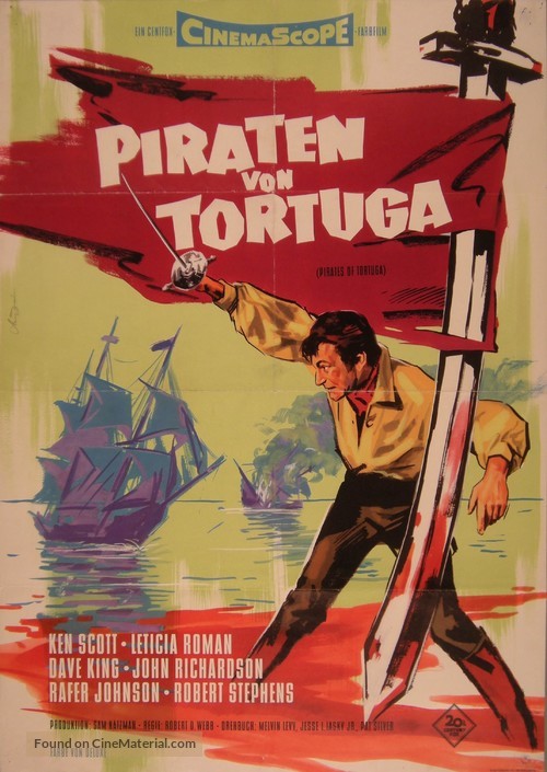 Pirates of Tortuga - German Movie Poster