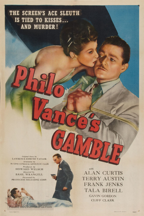 Philo Vance&#039;s Gamble - Movie Poster