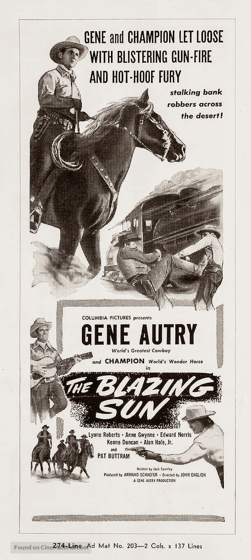 The Blazing Sun - poster