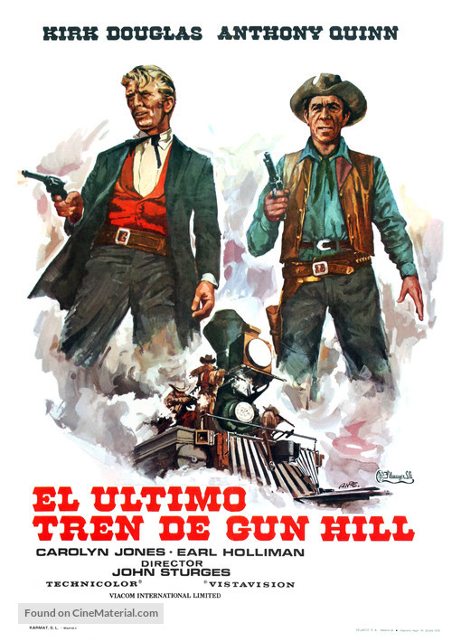 Last Train from Gun Hill - Spanish Movie Poster