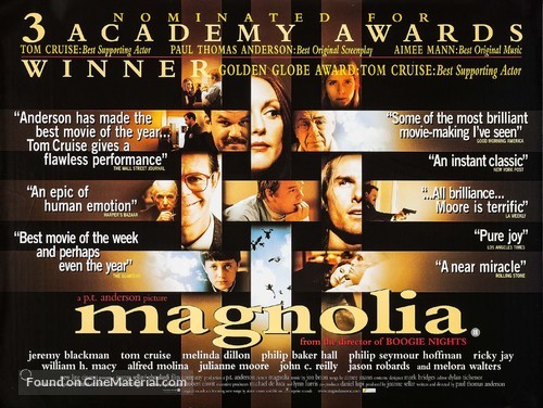 Magnolia - British Movie Poster