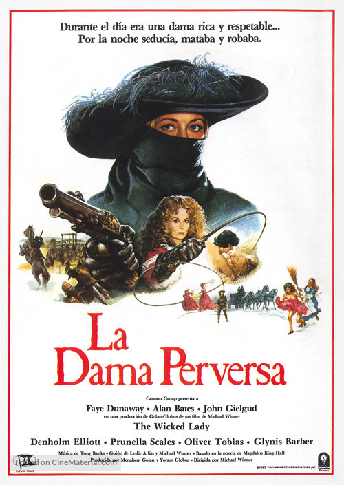 The Wicked Lady - Spanish Movie Poster