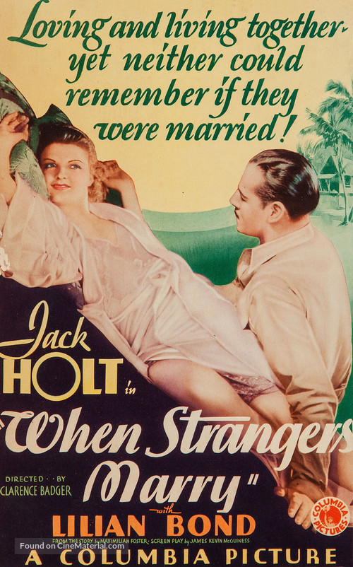 When Strangers Marry - Movie Poster