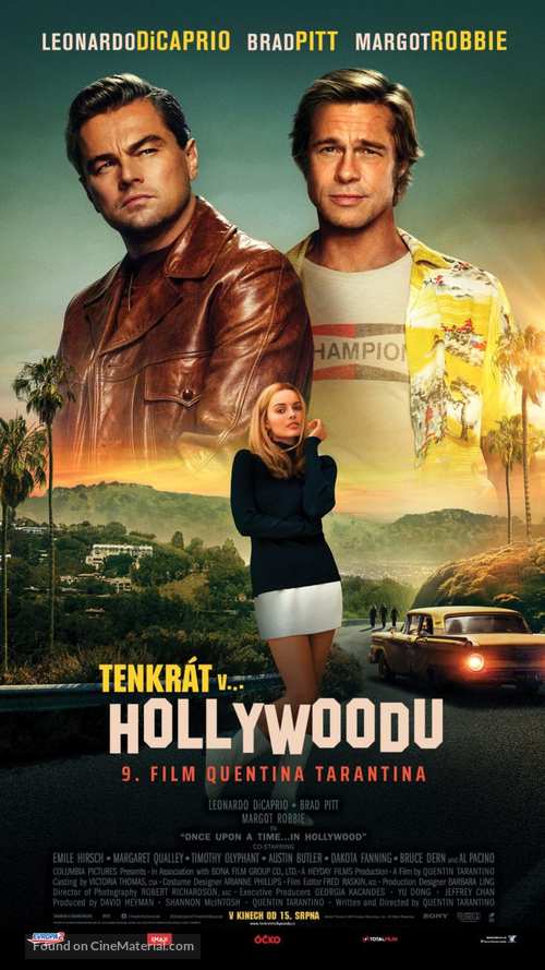 Once Upon a Time in Hollywood - Czech Movie Poster