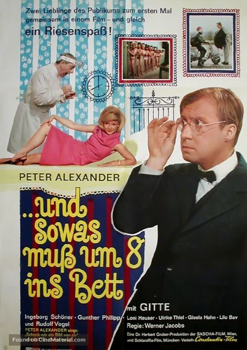 ...und sowas mu&szlig; um 8 ins Bett - German Movie Poster