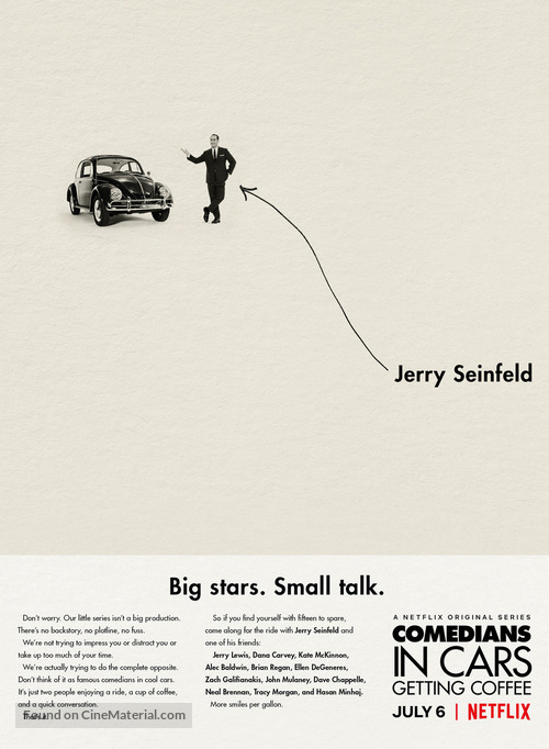 &quot;Comedians in Cars Getting Coffee&quot; - Movie Poster