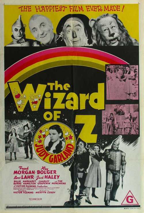The Wizard of Oz - Australian Movie Poster