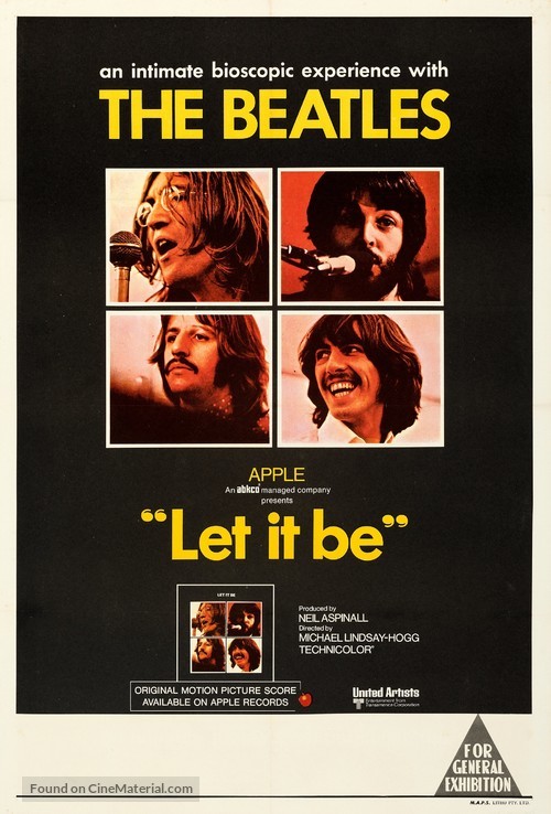 Let It Be - Australian Movie Poster