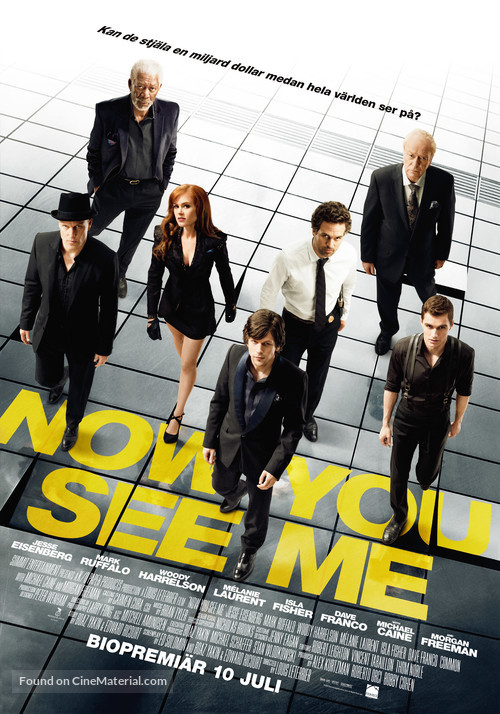 Now You See Me - Swedish Movie Poster