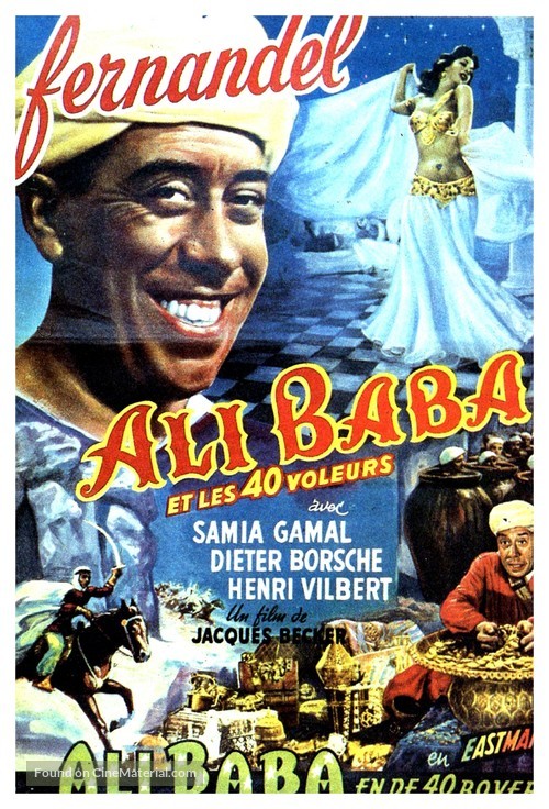 Ali Baba et les quarante voleurs - Belgian Movie Poster