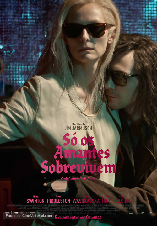 Only Lovers Left Alive - Portuguese Movie Poster