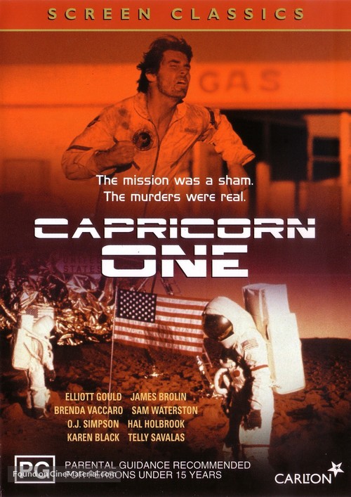 Capricorn One - Australian DVD movie cover