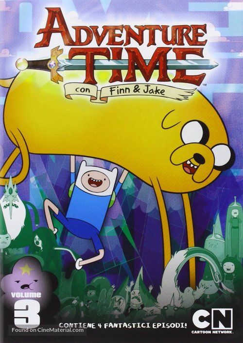 &quot;Adventure Time with Finn and Jake&quot; - Italian DVD movie cover