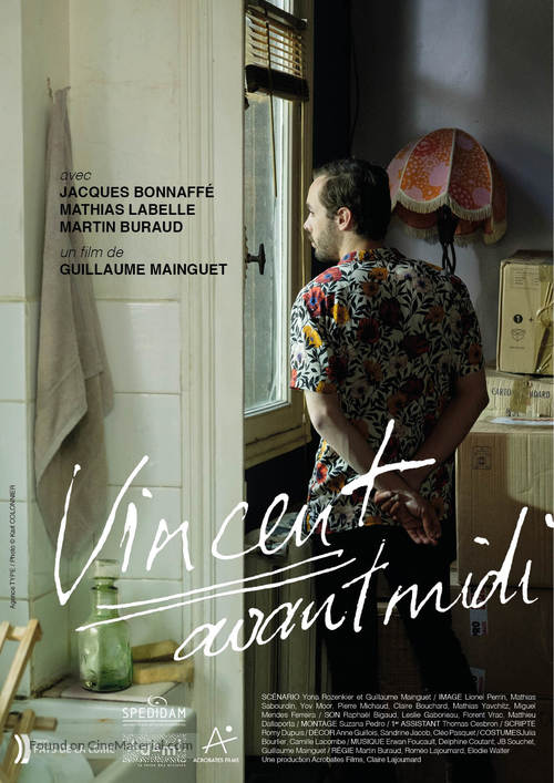 Vincent avant midi - French Movie Poster