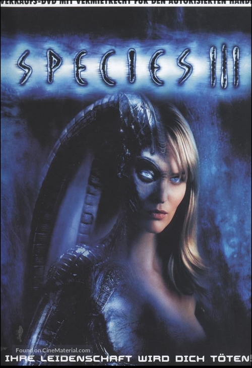 Species III - German DVD movie cover