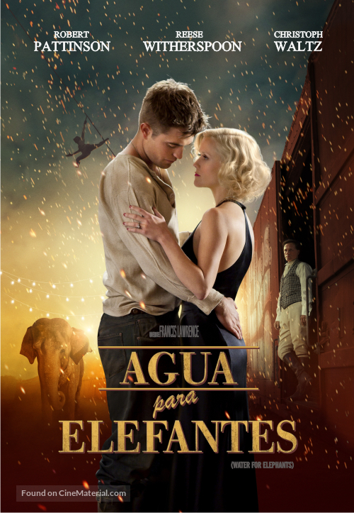 Water for Elephants - Argentinian DVD movie cover