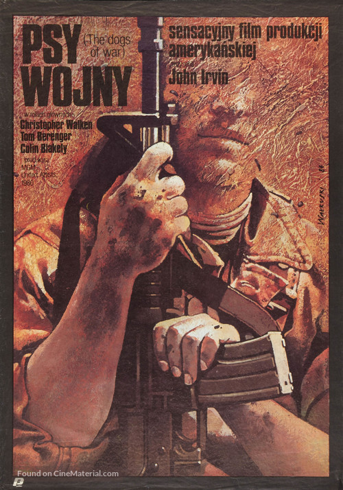 The Dogs of War - Polish Movie Poster