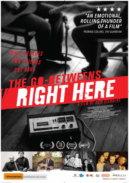 The Go-Betweens: Right Here - Australian Movie Poster