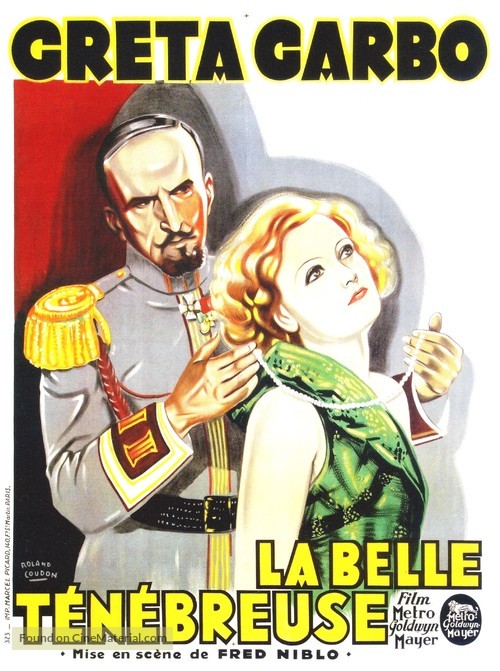 The Mysterious Lady - French Movie Poster