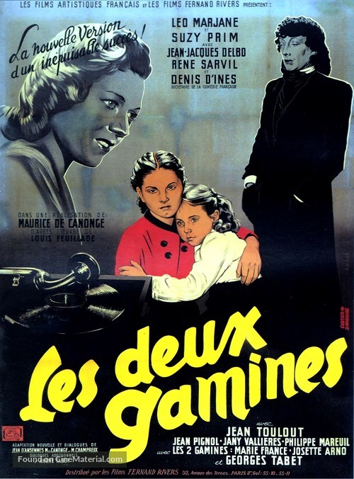 Les deux gamines - French Movie Poster